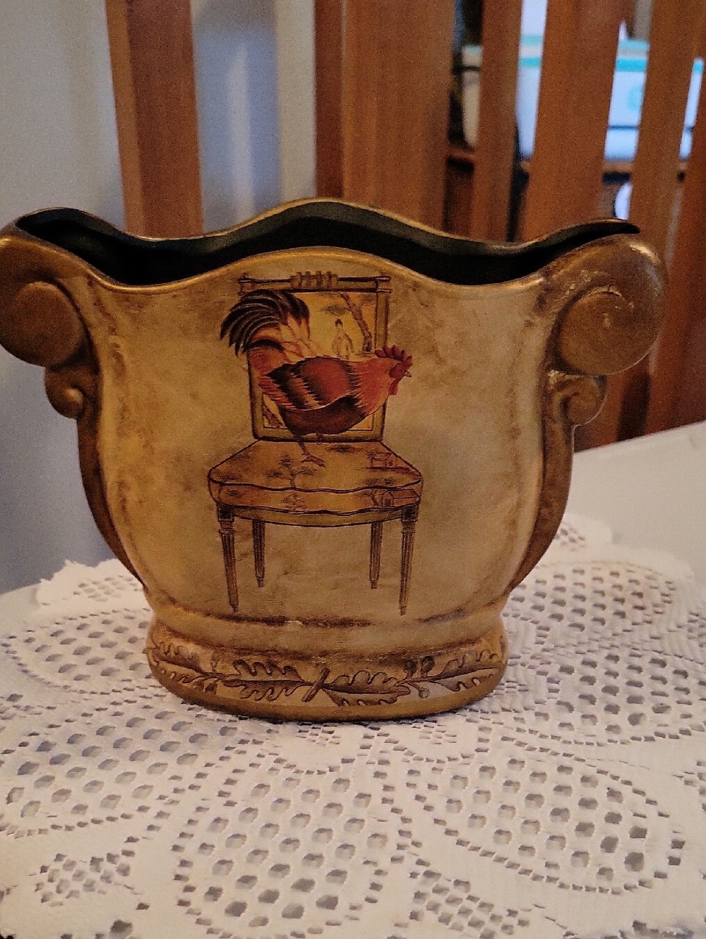 🐓Tuscan/French~ vase/planter